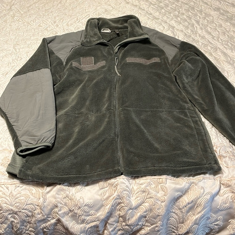 US Army, fleece jacket with area for patches